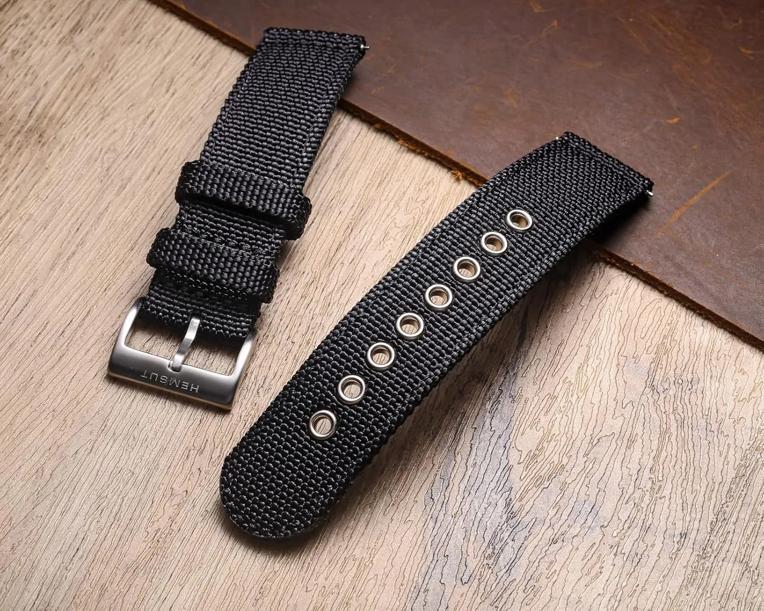 torbollo Nylon Weaved Watch Strap, Men Watch Bands for Classic Watch, 18mm 20mm 22mm 24mm Quick Release Sturdy Replacement Watch Wrap for Women