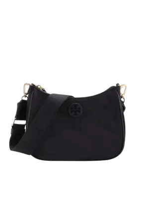 Tory Burch Nylon Web Convertible Crossbody Bag Black