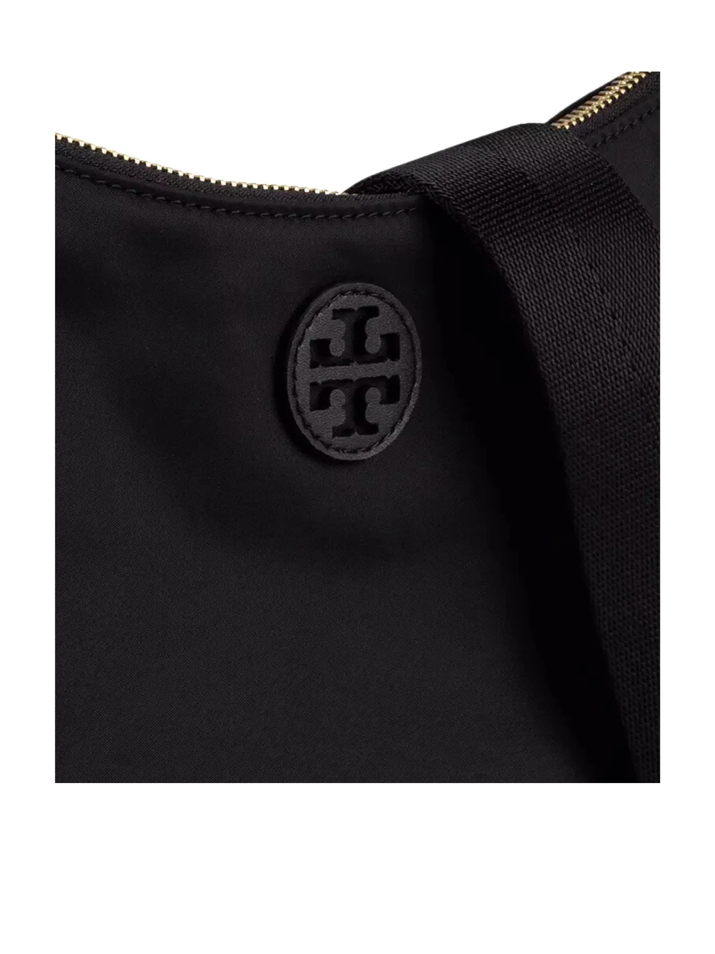 Tory Burch Nylon Web Convertible Crossbody Bag Black