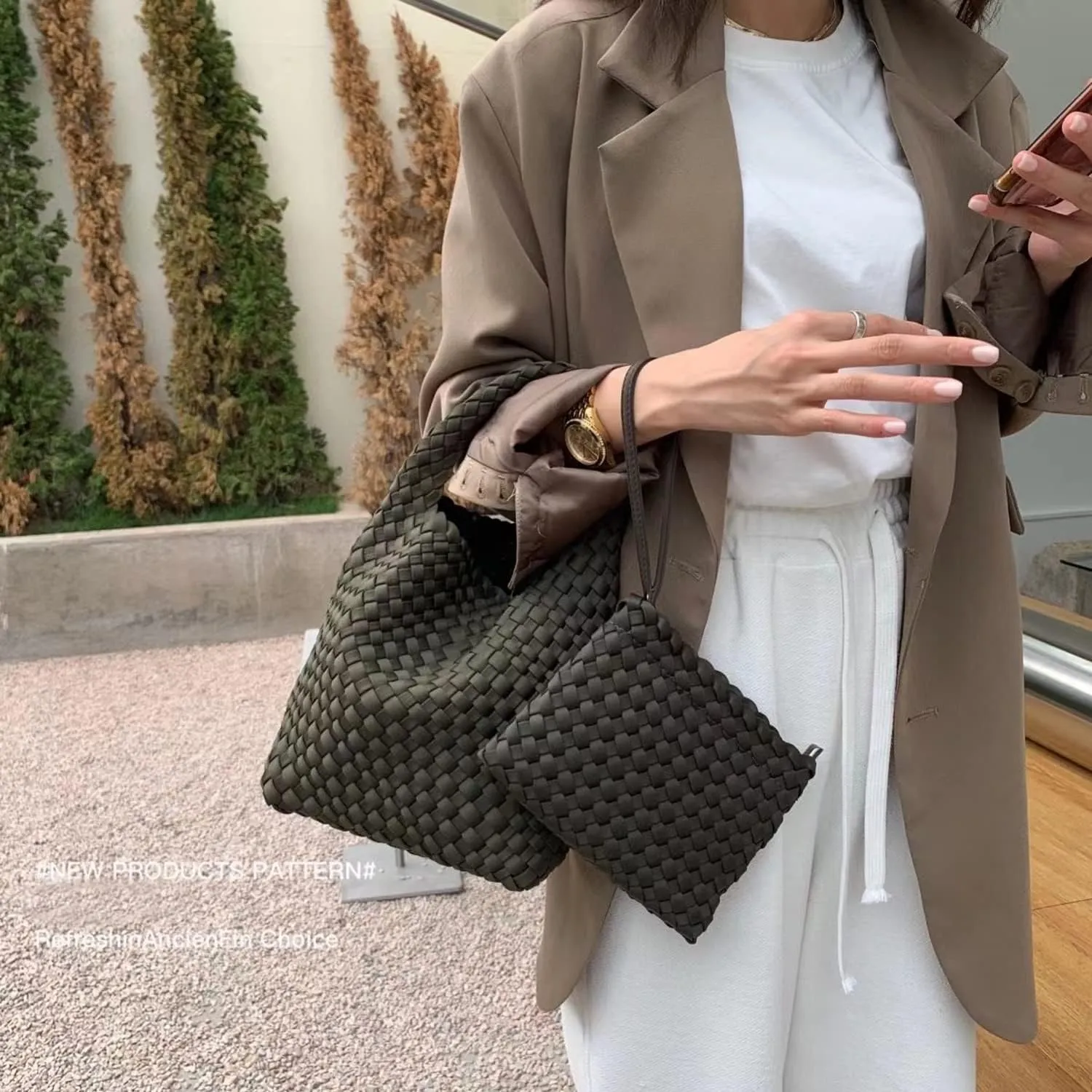 Tote for Women, Ladies Crossbody Handbag, Trendy Shoulder and Bucket Bag, Top-handle Tote Hobo Satchel with Purse