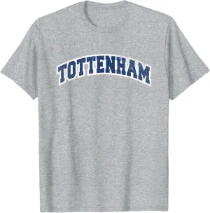 Tottenham London Varsity Style Vintage T-Shirt