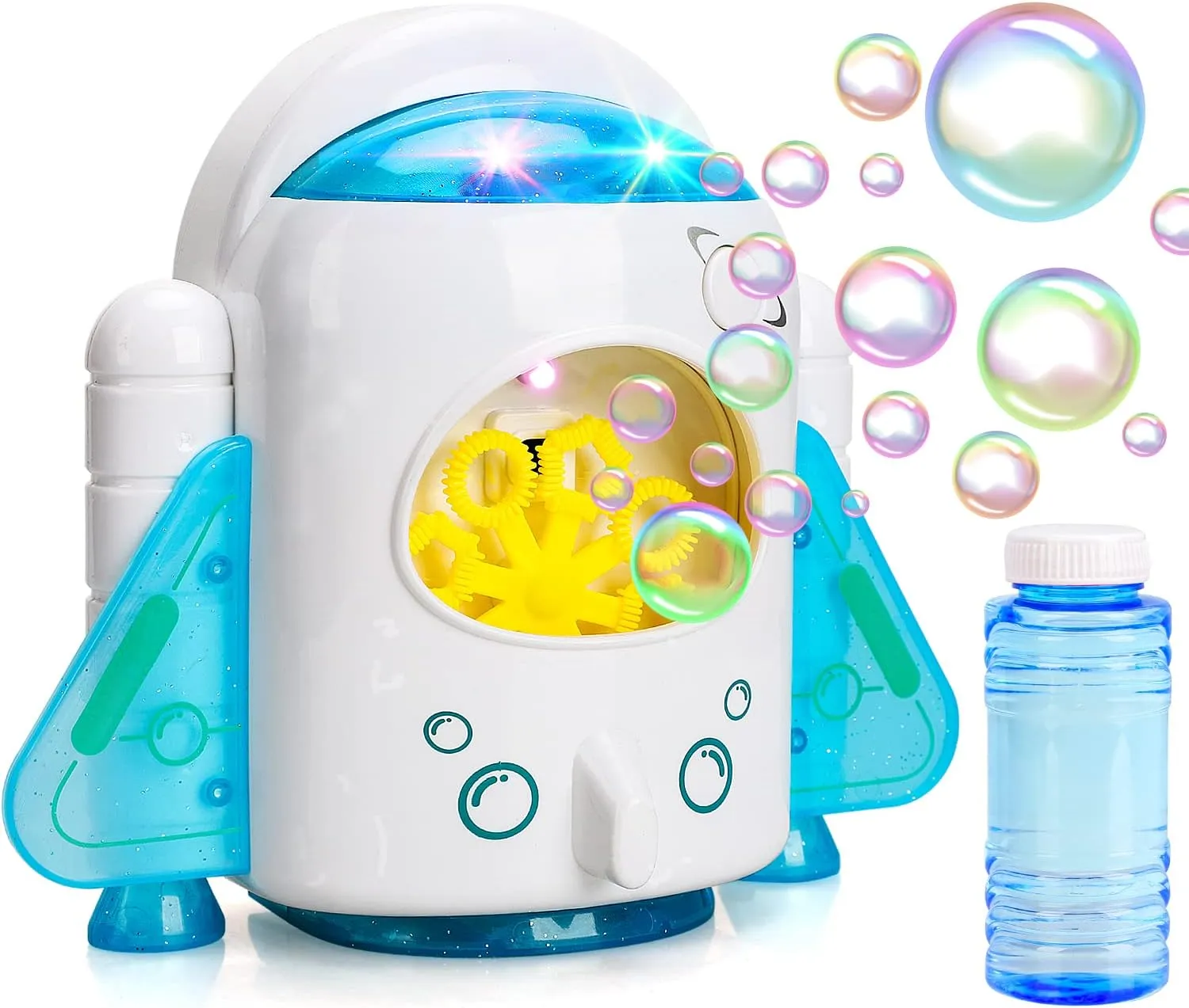 TOY Life Bubble Machine for Kids Toddlers, Automatic Battery Operated Bubble Machine for Parties, Bubble Maker Bubble Blower for Kid Birthday, Easter, Wedding, Indoor Outdoor Bubble Toy for Girls Boys