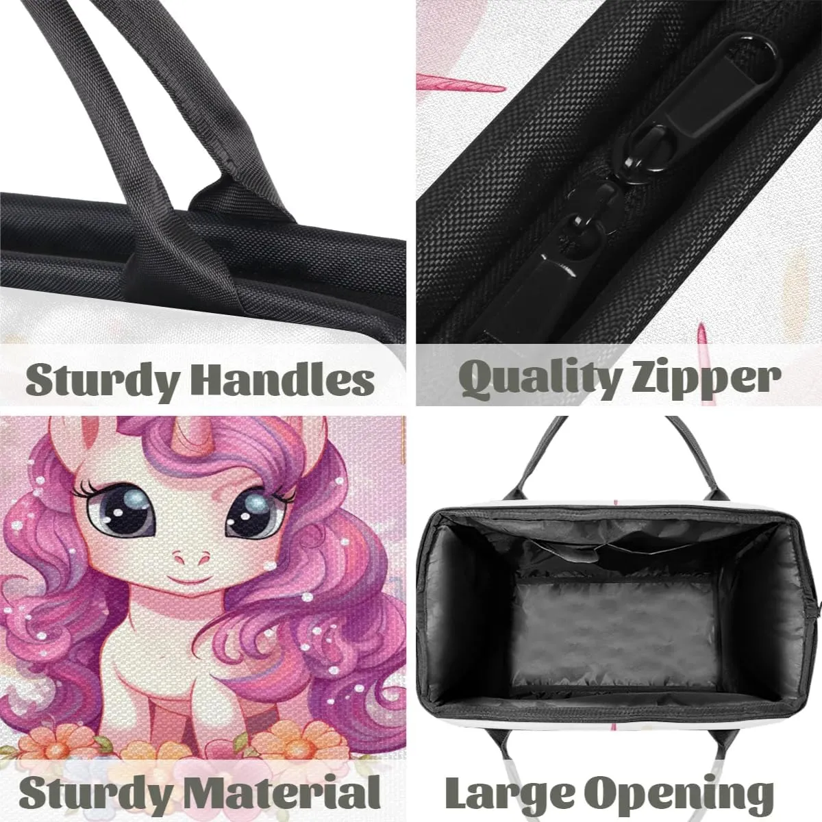 Travel Duffel Bag for Women, Cute Unicorn Flower Weekender Overnight Bag Carry on Beach Swim Bags Dance Bag Airlines Approved Personal Item Travel Bag for Yoga, Sports, Hospital