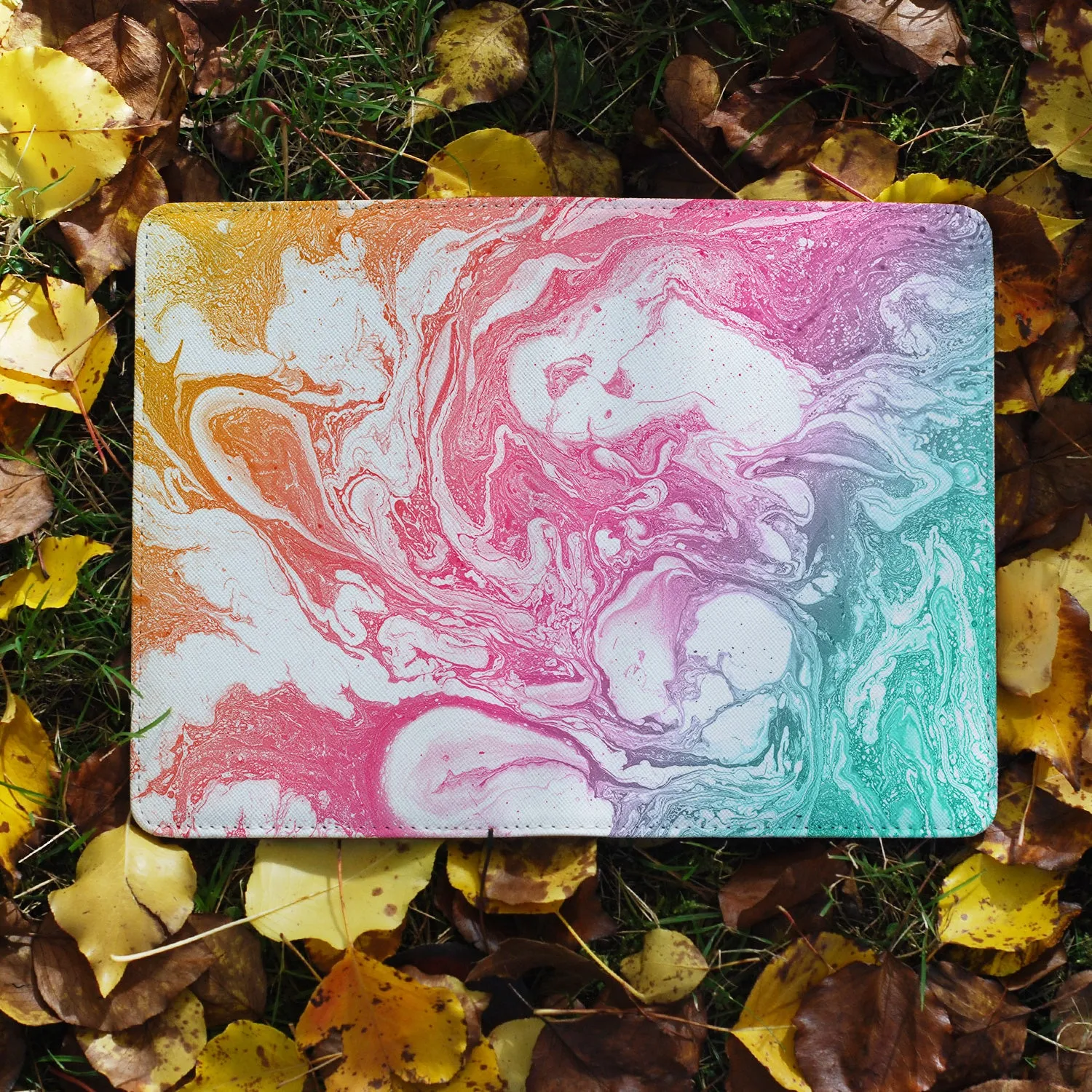 Travel Wallet - Abstract Oil Painting