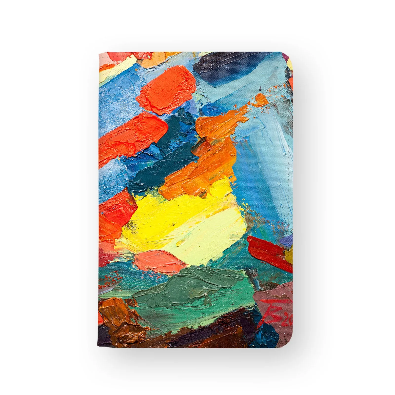 Travel Wallet - Abstract Oil Painting