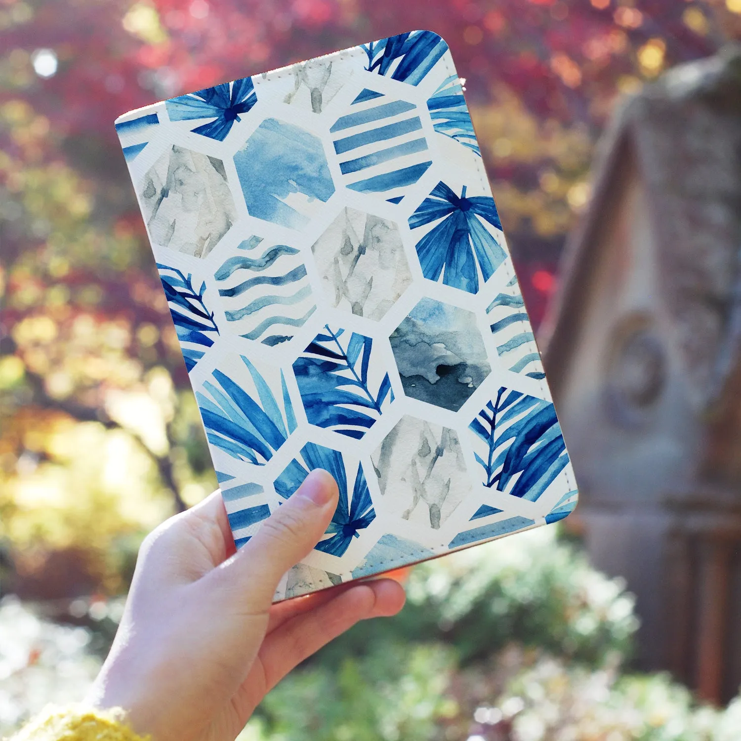 Travel Wallet - Geometric Flower