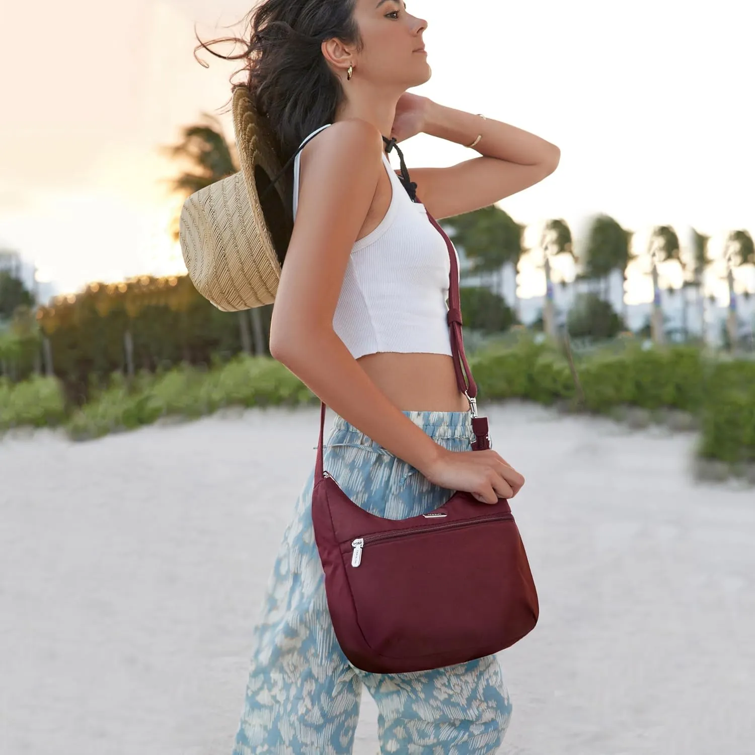 Travelon Anti-Theft Essentials East/West Hobo Bag