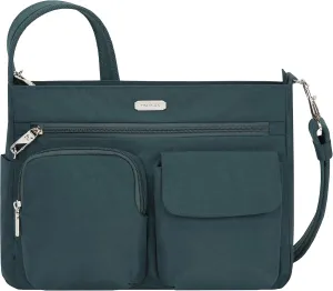 Travelon Anti-Theft Essentials Patch Pocket Crossbody Bag