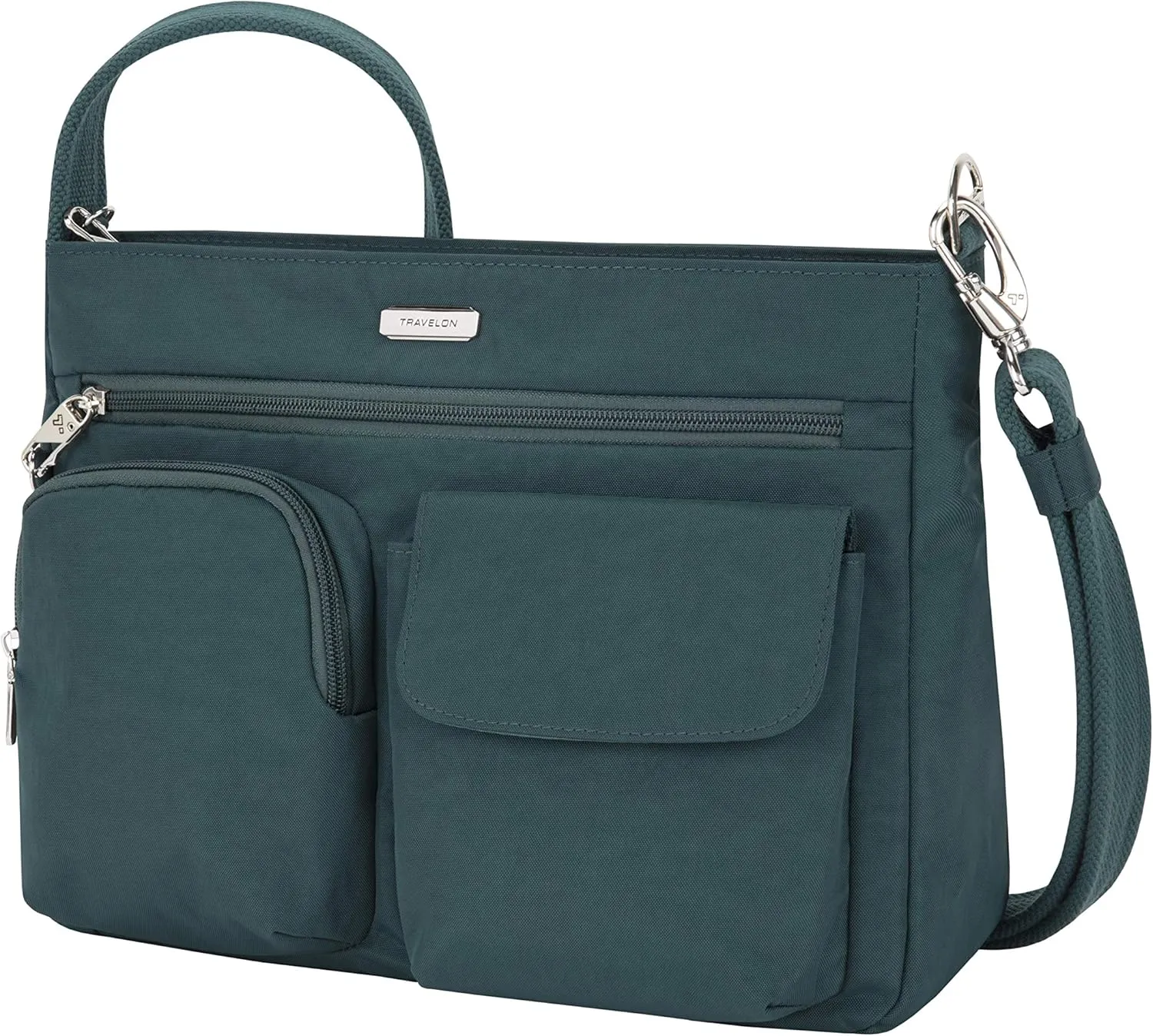 Travelon Anti-Theft Essentials Patch Pocket Crossbody Bag