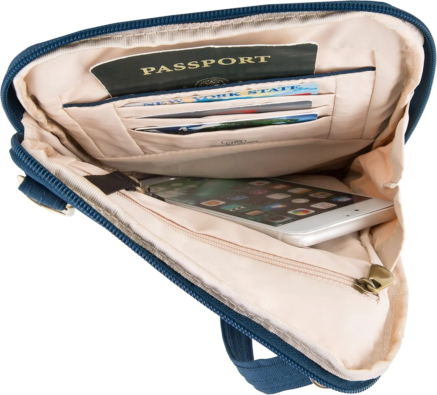 Travelon Anti-Theft Signature Quilted Slim Pouch