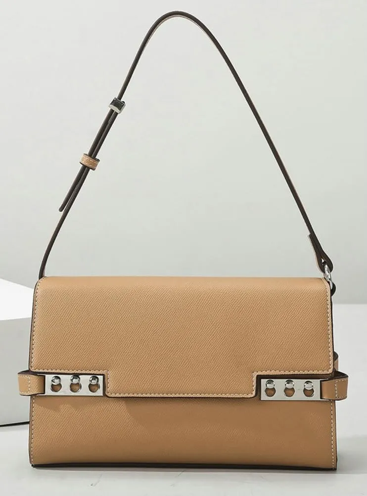 Trendy Vegan Leather Clutch Purses for Women Small Crossbody Shoulder Bag Ladies Top-Handle Handbags Satchels 2025