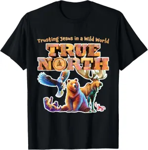 True North Trusting Jesus In A Wild World VBS Jungle Animal T-Shirt
