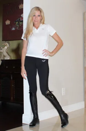 TuffRider Ladies Ventilated Schooling Tights With Free Socks