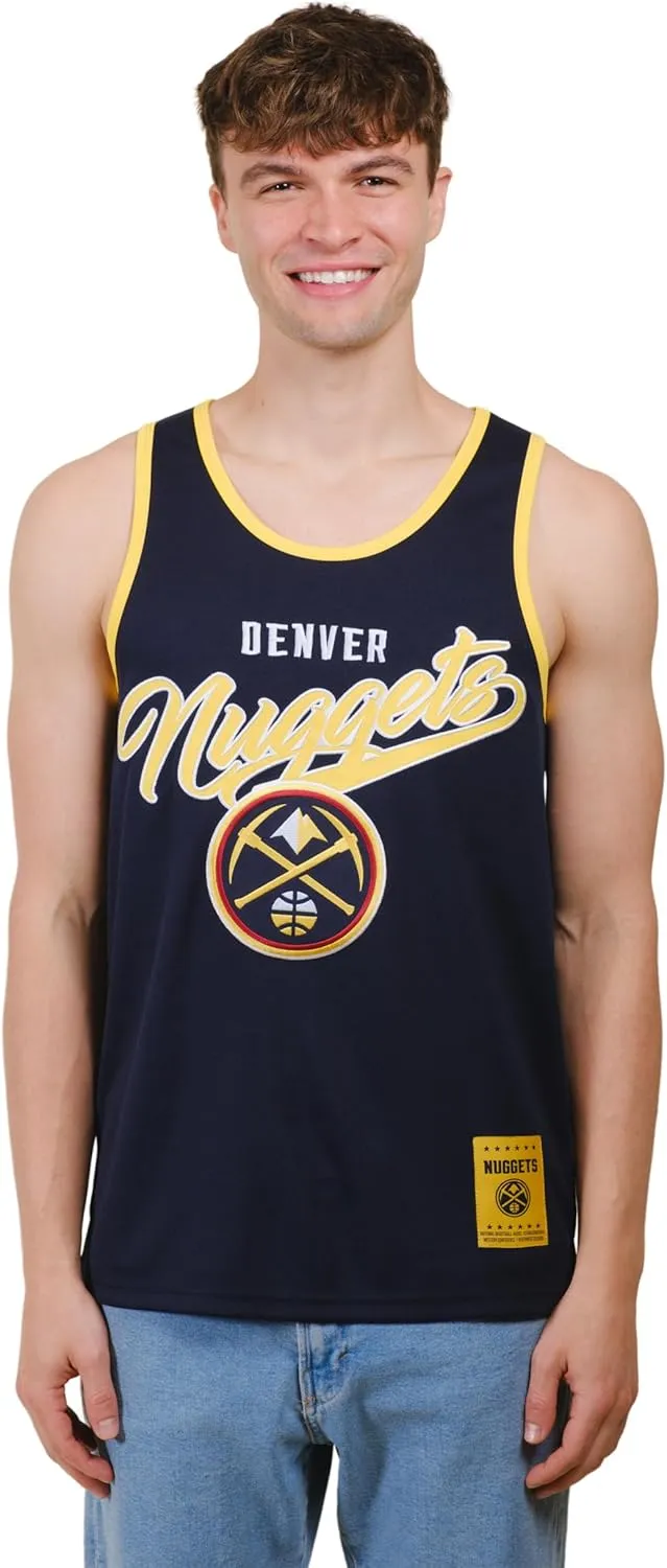 Ultra Game Men's NBA Official Tank Top Mesh Sleeveless Muscle T-Shirt