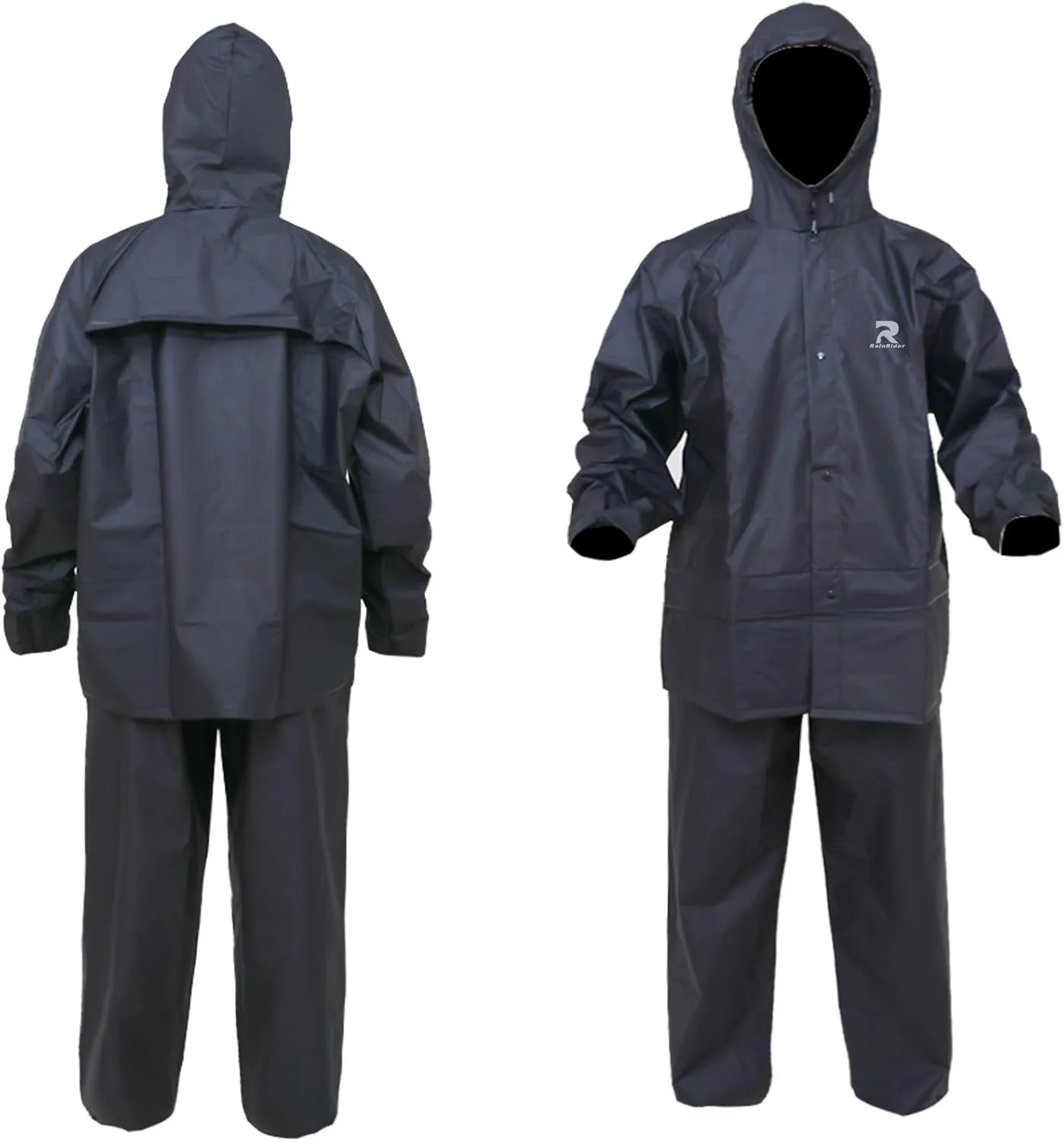 Ultra-Lite Rain Suit for Men Women Waterproof Protective Rain Coat with Pants 2 Pieces Rain Gear