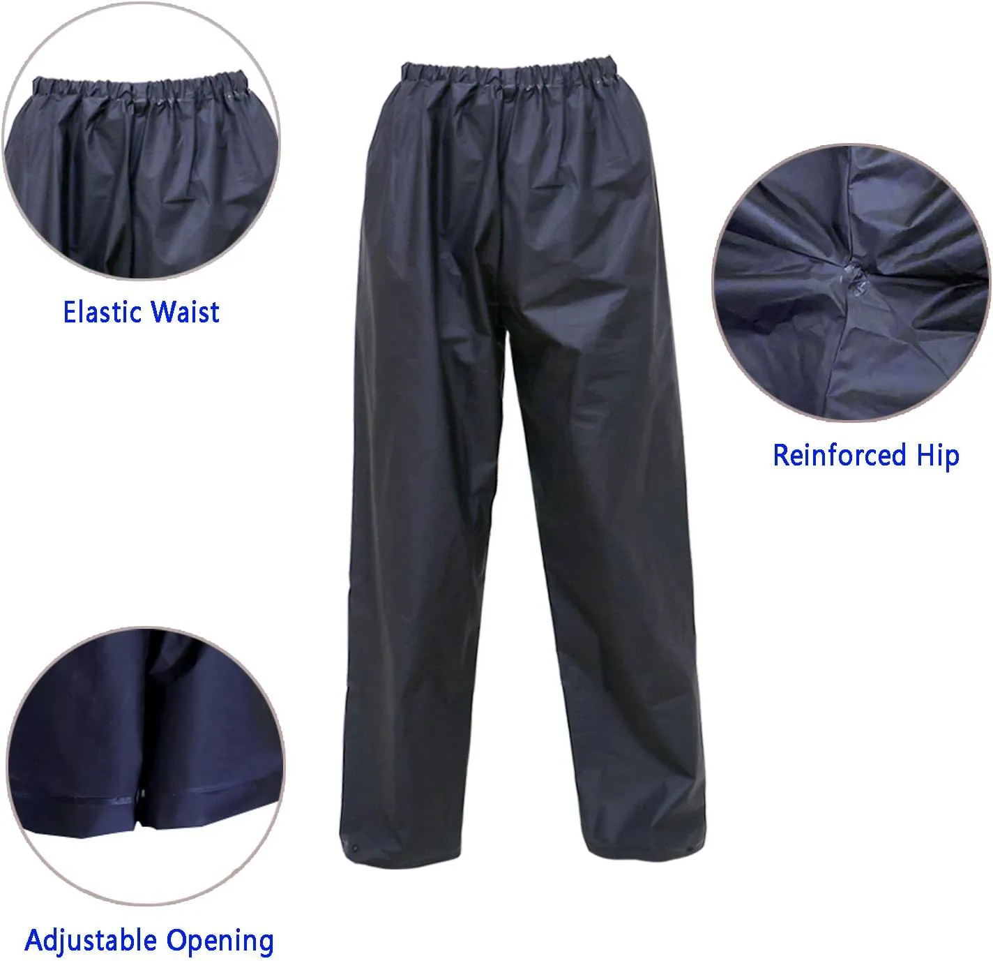 Ultra-Lite Rain Suit for Men Women Waterproof Protective Rain Coat with Pants 2 Pieces Rain Gear