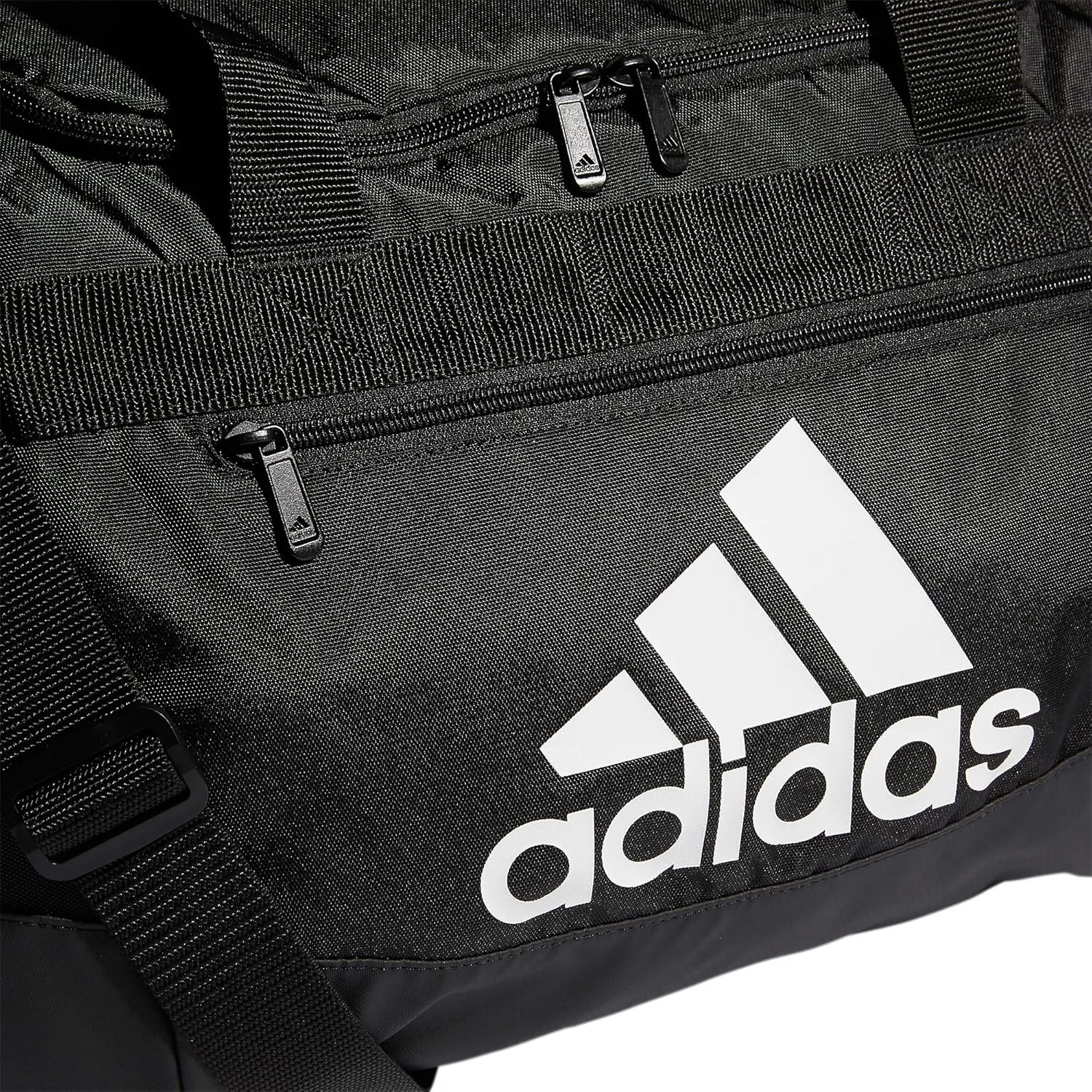Unisex Defender 4.0 Gym Duffel Bag for Men and Women, Black/White, Small (38L)