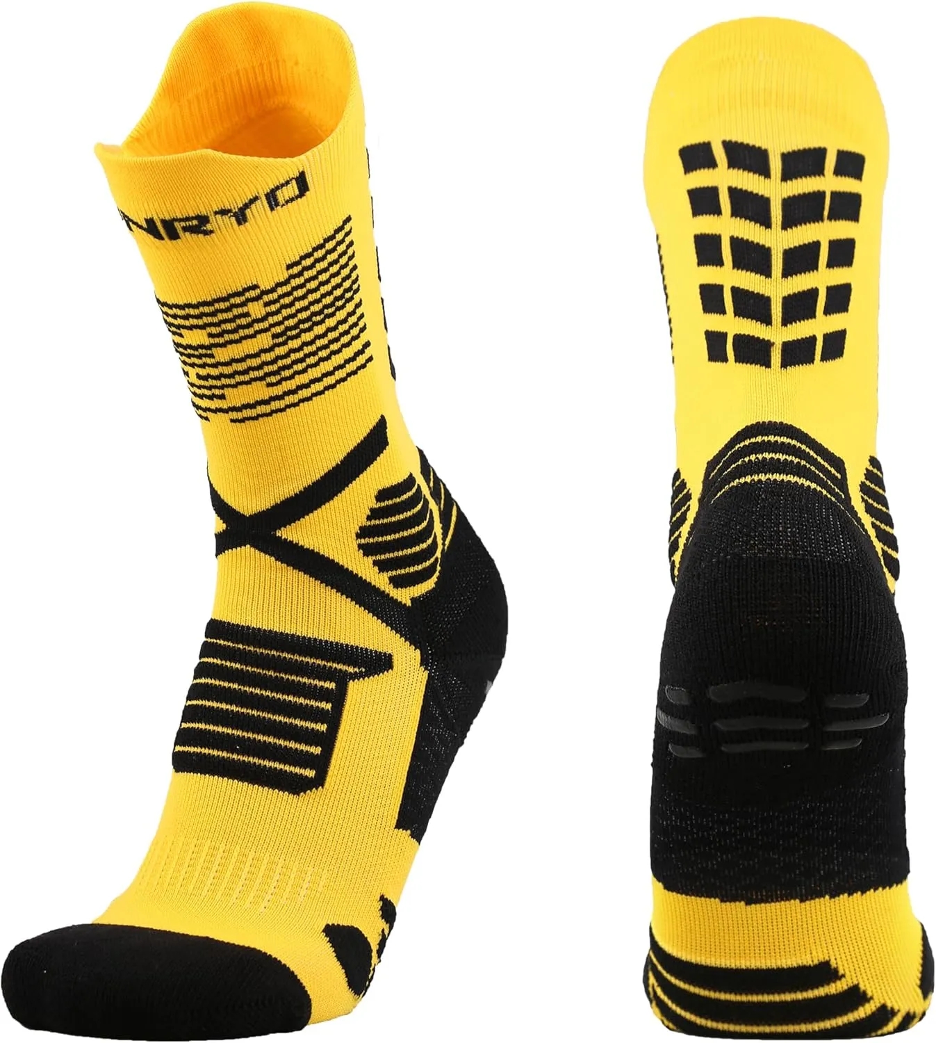 Unisex PRO Grip Socks Soccer,Tire Nonslip Silicone Soccer Grip Socks,Comfy and Soft Bootsmate(US Men's size 7 to10