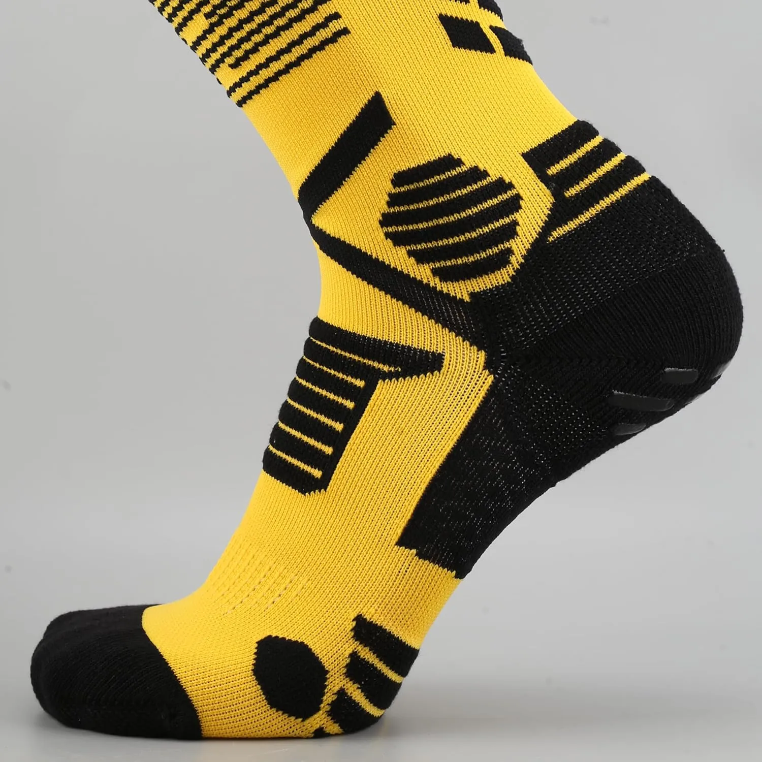 Unisex PRO Grip Socks Soccer,Tire Nonslip Silicone Soccer Grip Socks,Comfy and Soft Bootsmate(US Men's size 7 to10