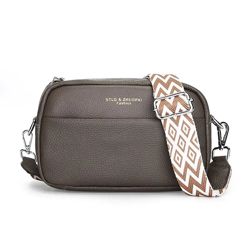 Upgraded Version Genuine Leather Handbags Women's Bag Messenger