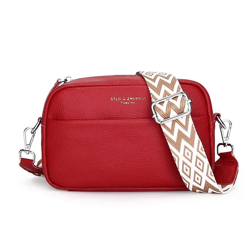 Upgraded Version Genuine Leather Handbags Women's Bag Messenger