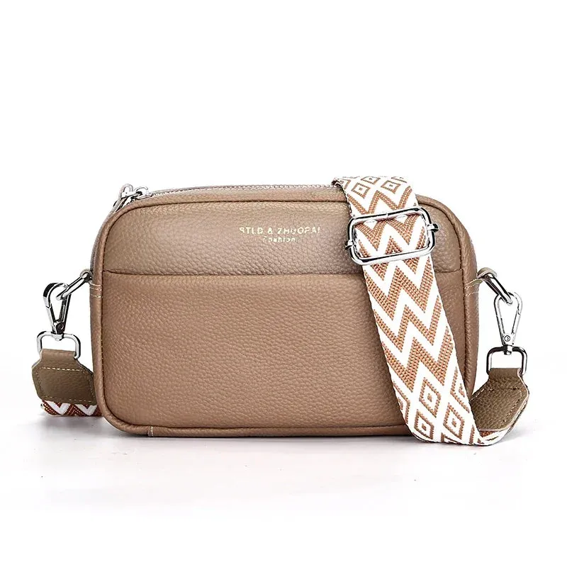 Upgraded Version Genuine Leather Handbags Women's Bag Messenger