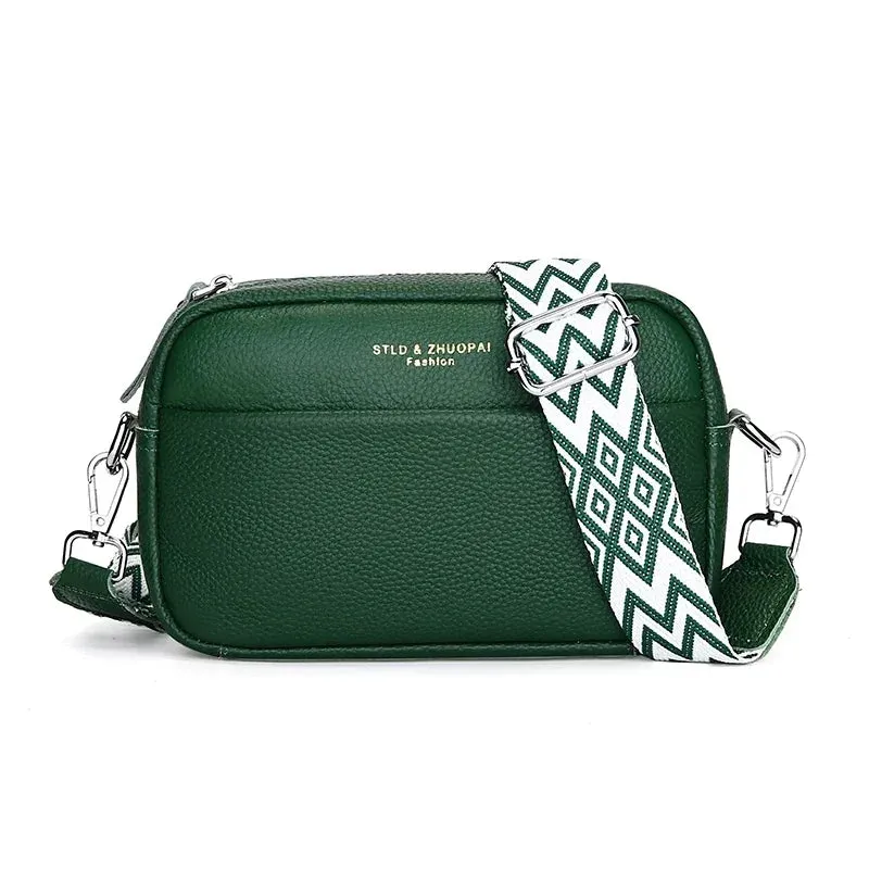 Upgraded Version Genuine Leather Handbags Women's Bag Messenger