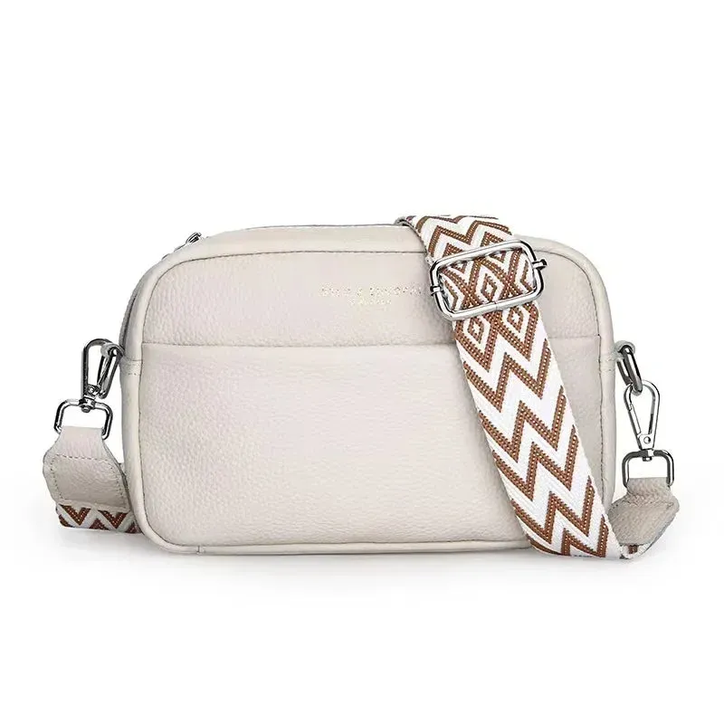 Upgraded Version Genuine Leather Handbags Women's Bag Messenger