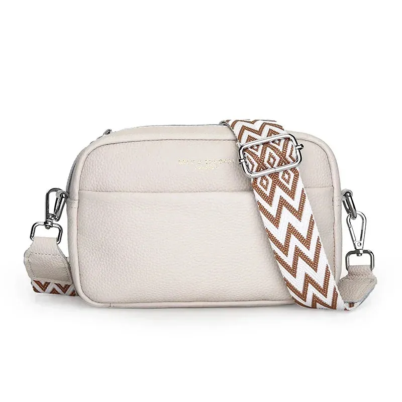 Upgraded Version Genuine Leather Handbags Women's Bag Messenger