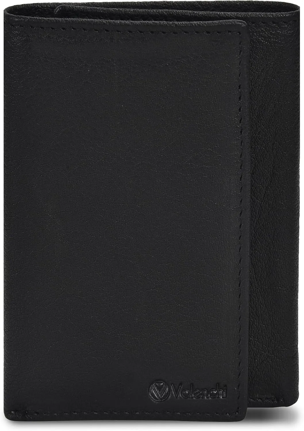 VALENCHI Leather Trifold Wallet For Men - RFID Blocking - 7 Card Slots, 2 Note Compartments & 1 ID Window - Minimalist Design, Slim Wallet - Premium, Fashionable Accessory Gifts for Men, Him