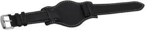 VALICLUD Leather Watch Band 70s Vintage Style 18mm Fit Metal -free Cowhide Wristband