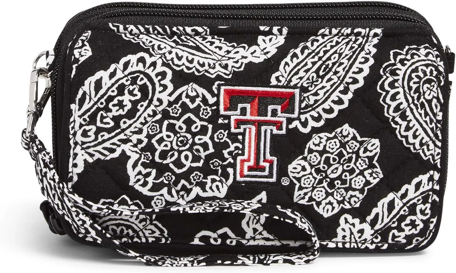 Vera Bradley Women's Cotton Collegiate All in One Crossbody Purse with RFID Protection (Multiple Teams Available)