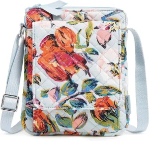 Vera Bradley Women's Cotton Mini Hipster Crossbody Purse with RFID Protection