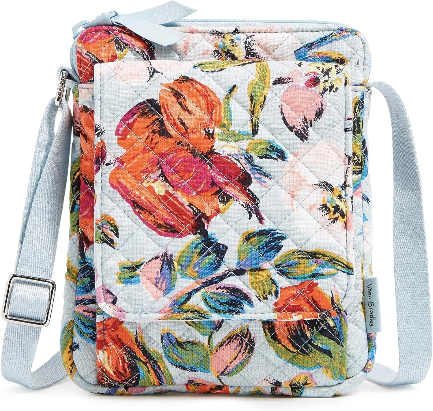 Vera Bradley Women's Cotton Mini Hipster Crossbody Purse with RFID Protection