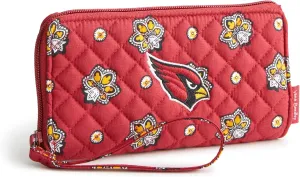 Vera Bradley Women's Cotton NFL Front Zip Wristlet (Multiple Teams Available)