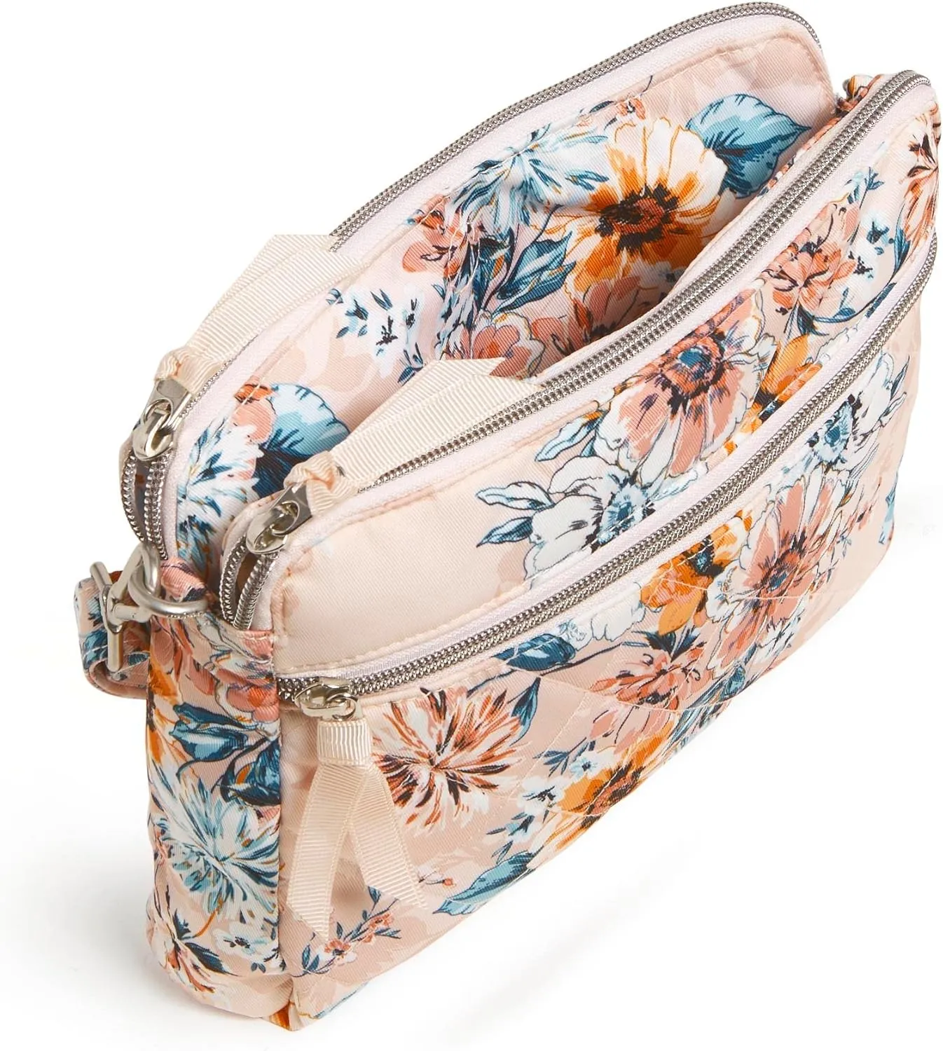 Vera Bradley Women's Performance Twill Triple Compartment Crossbody Purse