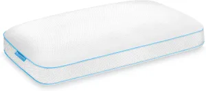 Vibe Cooling Gel Infused Memory Foam Pillow, Standard, White