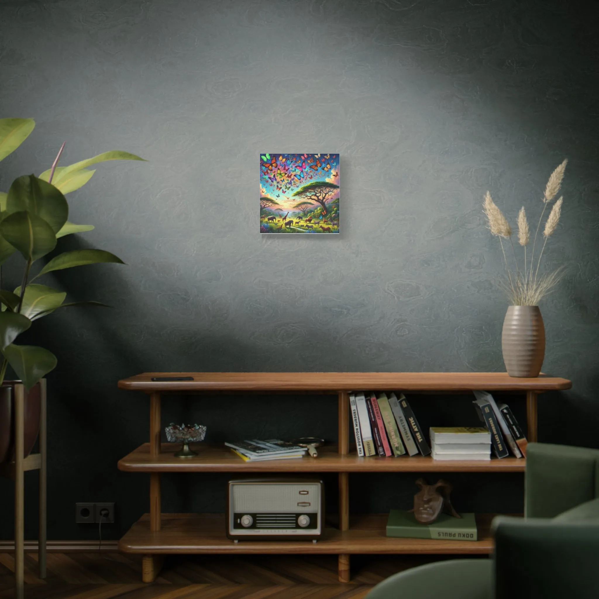 Vibrant Animal Paradise Canvas Art - Nature & Butterfly Wall Décor, Gifts for friends, Gifts for love ones, Home decoration, Office decoration