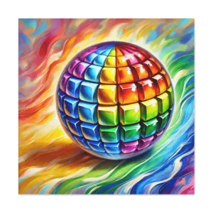 Vibrant Colorful Canvas Wall Art - Stretched Matte Canvas Decor, Gifts for love ones, Home decoration, Office decoration