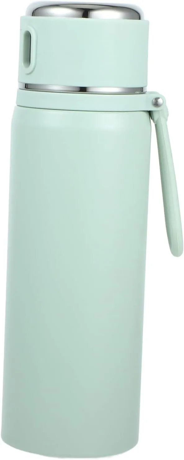 VICASKY Stainless Steel Cup Travel Flask Reusable Fitness Water Bottle Leakproof Water Bottles Insulated Water Bottle Water Bottles Insulated Sports Insulated Cup Blue Drink Green