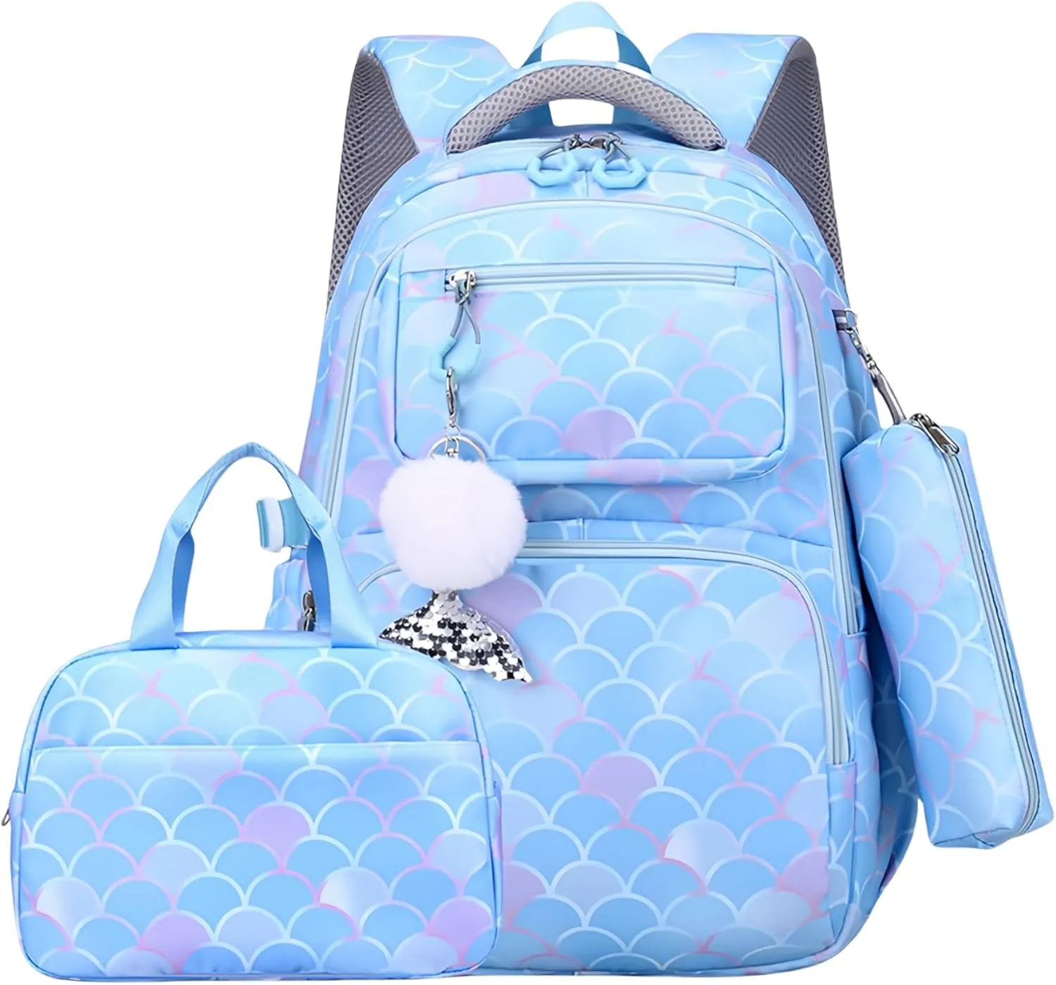 VIDOSCLA Kids Girls Elementary Backpack Students Book Bag Colorful School Bag for Girls