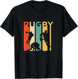 Vintage 1970's Style Rugby, Rugby Sports Gift T-Shirt