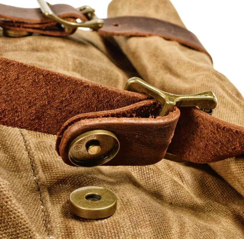 Vintage Canvas Bookbag | Niagara Falls