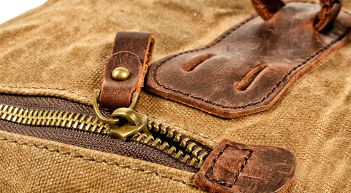 Vintage Canvas Bookbag | Niagara Falls