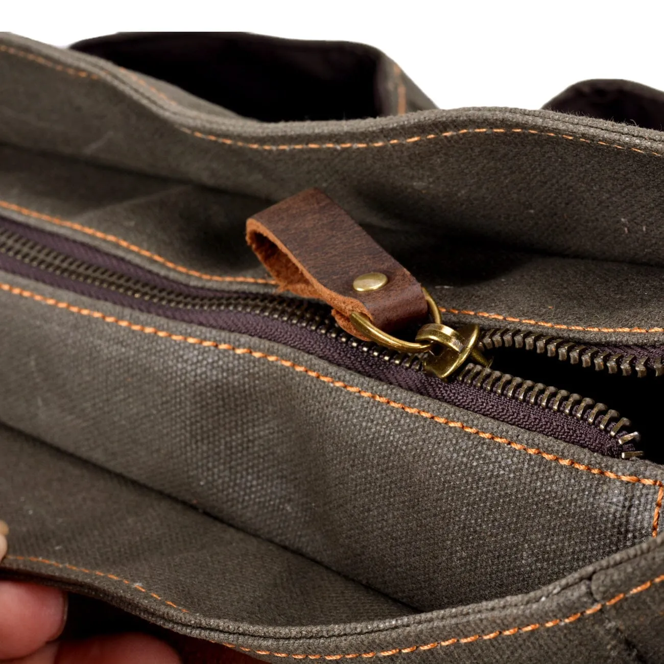 Vintage Canvas Messenger Bag | TULSA