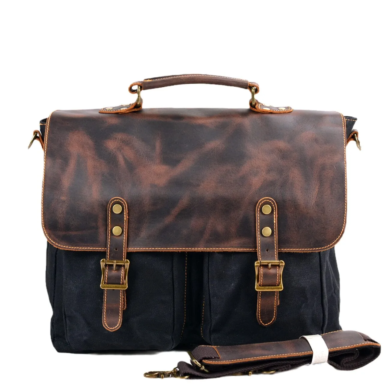 Vintage Canvas Messenger Bag | TULSA