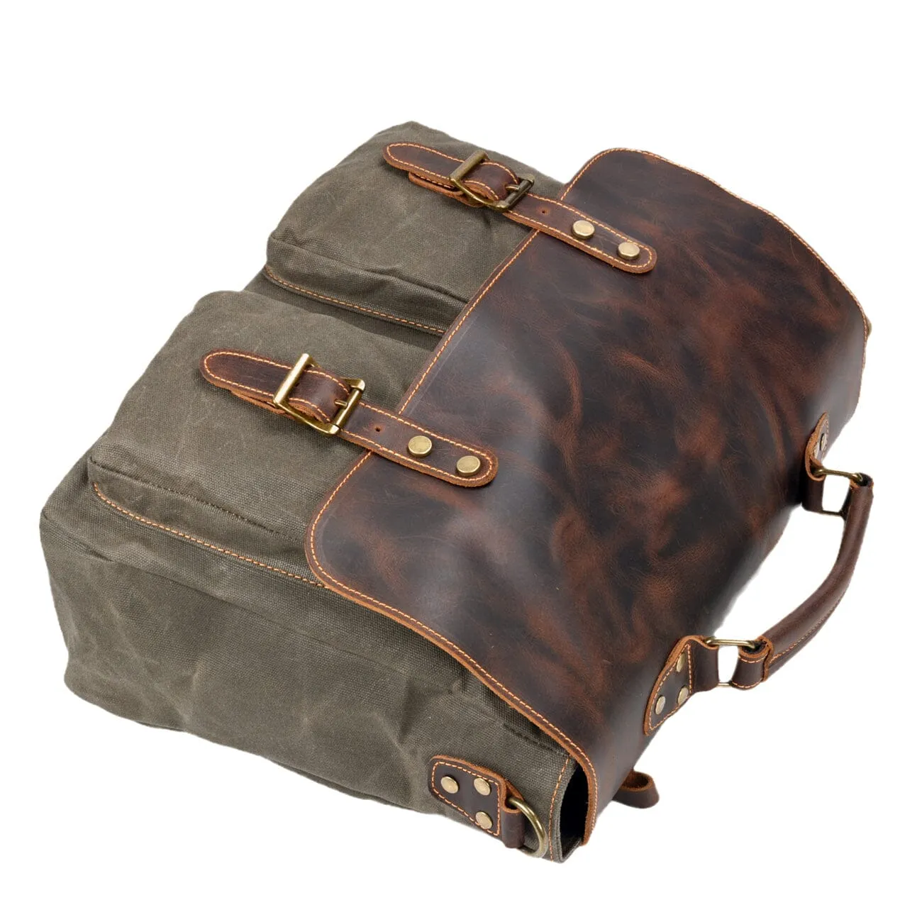 Vintage Canvas Messenger Bag | TULSA