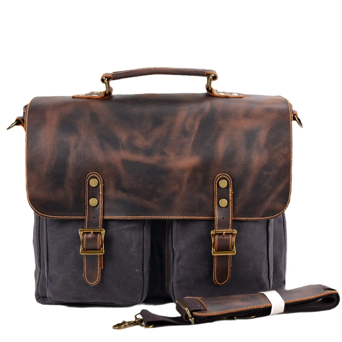 Vintage Canvas Messenger Bag | TULSA