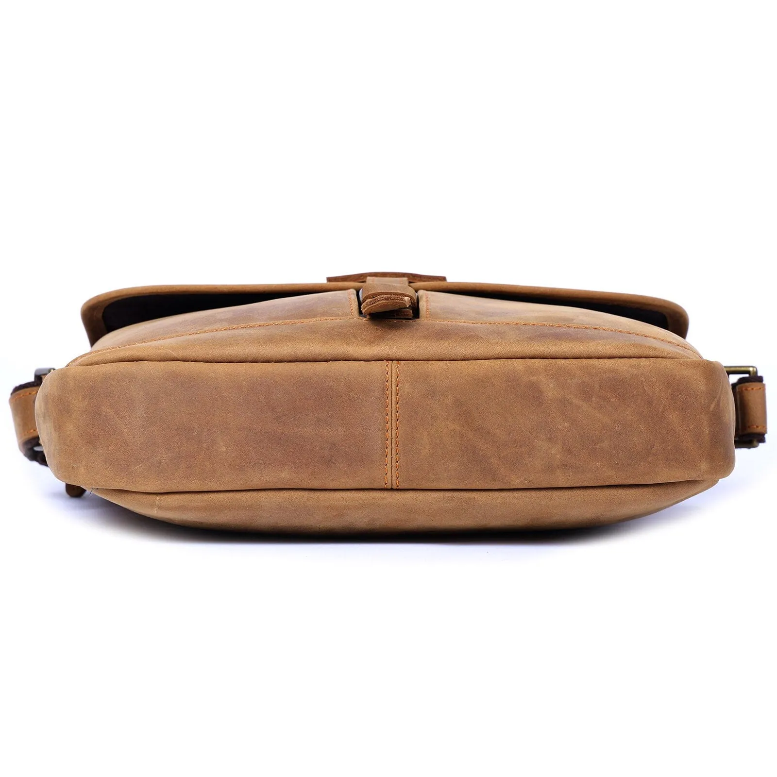 Vintage Leather Messenger Bag | MECHELEN