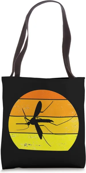 Vintage Mosquito Insect Lover Mosquito Retro Style 60s 70s Tote Bag
